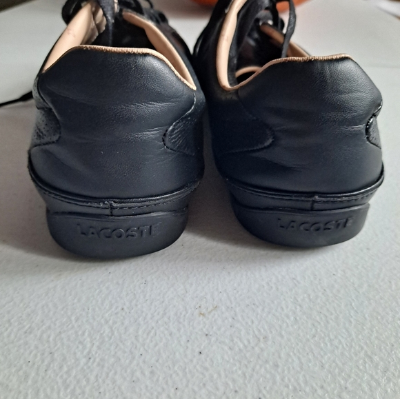 Lacoste Chaymon Black Leather Sneakers - Picture 4 of 7